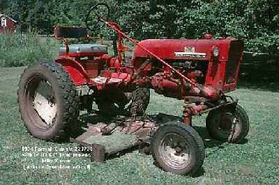 1964 Cub with IH C-3 60" mower