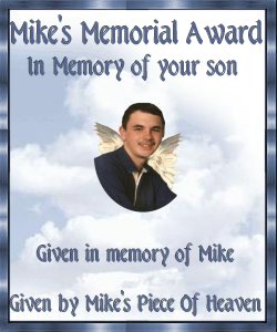 Mike's Memorial Award - For a daughter