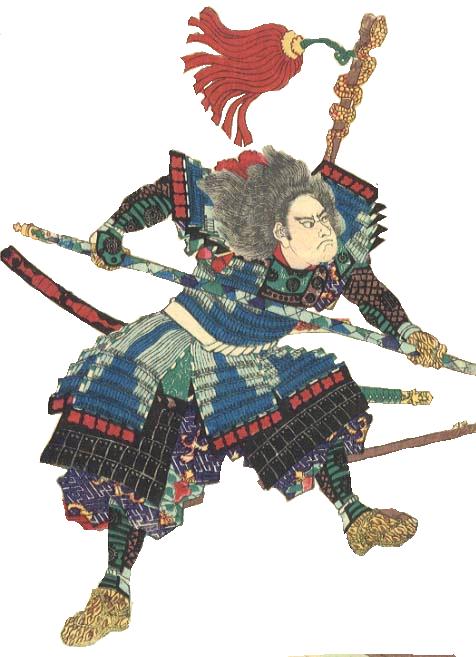 Hirano Nagayasu. One of the Seven Spears of Shizugatake, he sided with Tokugawa Ieyasu at Sekigahara.
