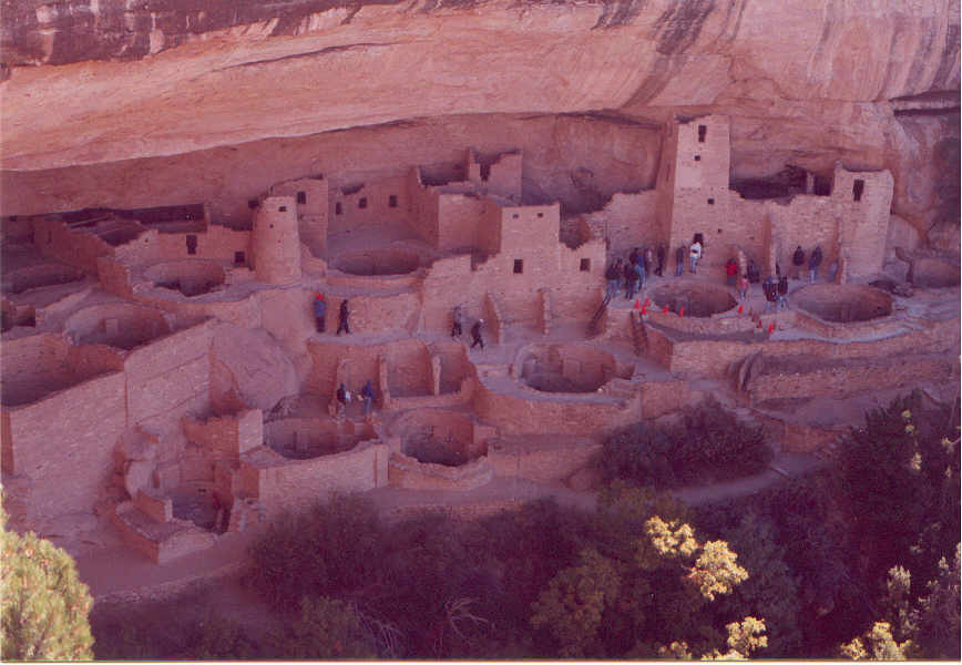 Cliff Palace.  Mesa Verde National Park.