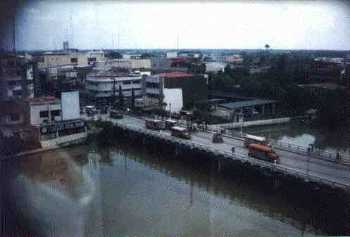 Dagupan City Bridge from Atop