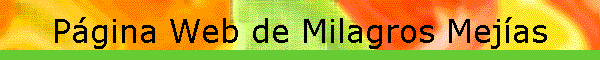 Pgina Web de Milagros Mejas