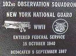 The 102nd's Plaque at WPAFB