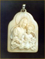 A small Icon `Madonna and Christ`