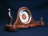 A Clock for Office with figurine Yaroslav-The-Wise (side #1)