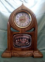 A Clock for Office with image of Kreml of Velicy Novgorod (side#1)