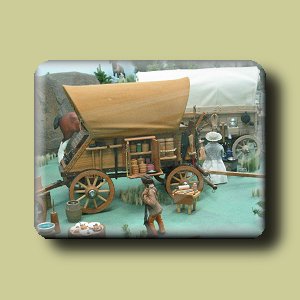 Covered Wagon Closeup
