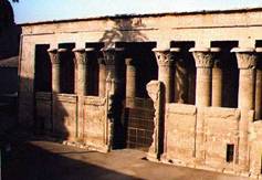 Front of the Hypostyle Hall of the Temple of Khnum at Esna.  All that remains.