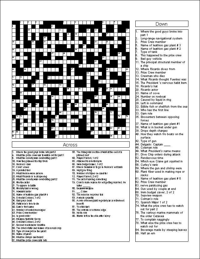 Crossword Construction Kit 97 Puzzle