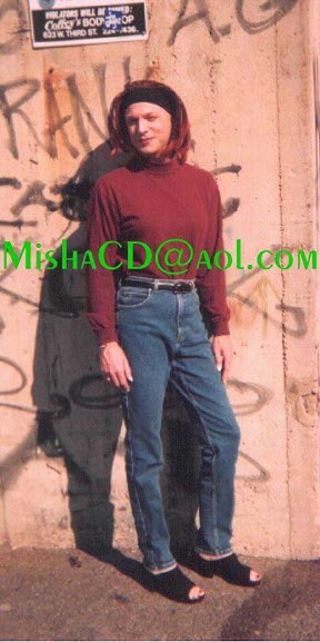 After lunch at Evan's Cafe...the day I bought this wig!