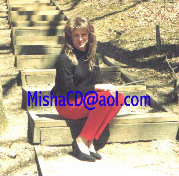 My first time out in daylight as Misha...I was totally petrified!