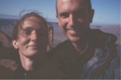 Carol and me on the summit of Castleton Tower