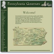 Pennsylvania Governors