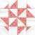 Pinwheel Gone Awry (28 pieces, hand pieced)