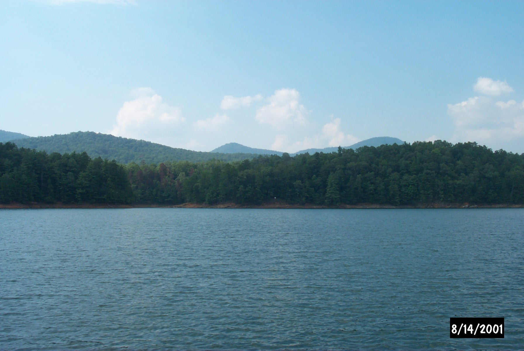 A view of Lake Hiawassee