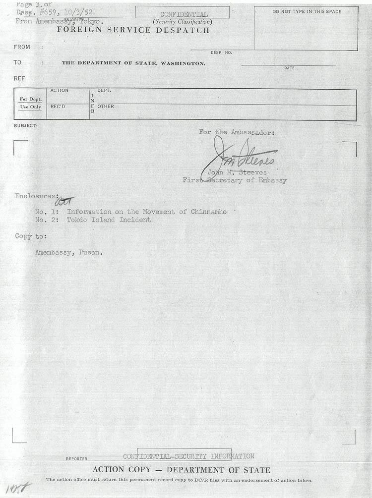 Embassy Memo