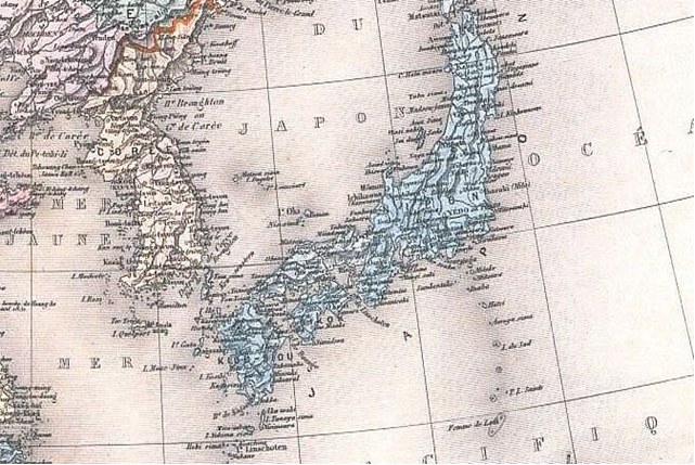 1874 J. Migeon map