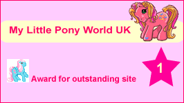 Thanks MLP UK, a number one award! ^_^
