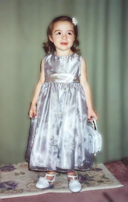 Alissa in Flower Girl Dress