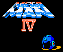 Mega Man 4 - Logo