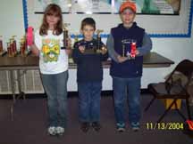 Erika Lusk (1st), John Adams (2nd), Drew Poche (3rd)