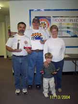 Andy Poche (2nd), Daniel Stevens (1st), Stevie/Momo (3rd)