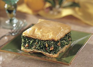 This is a generic image stolen from somewhere on the internet.  I haven't created a whole spinach pie in years and years