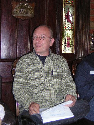 Harold Schmautz addressing the Monarchist Alliance in Melbourne