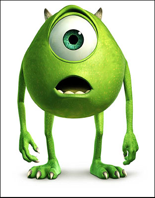 Mike Wazowski Sully's scare assistant
