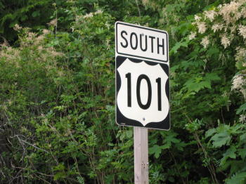 Pic, heading south on 101