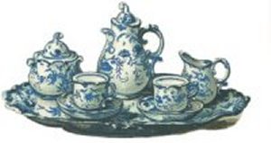 Graphic, Lacy's Designs, tea set