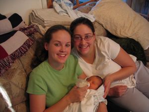 Pic, Emily & Brock holding Eirelyn