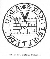 Sello de Templarios de Huesca