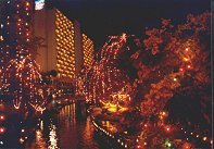 The River Walk during the holidays