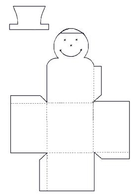 Trace and cut out pieces from pattern