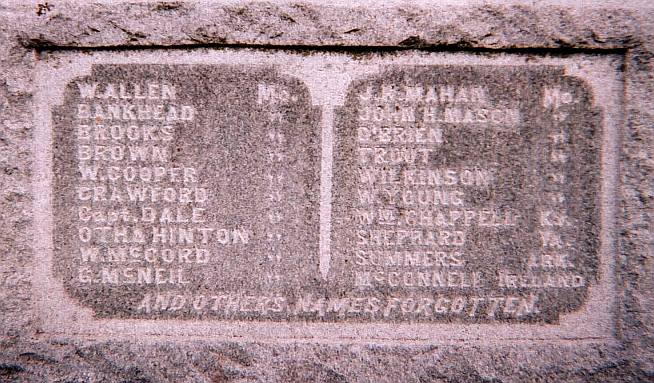 Confederate Memorial Detail