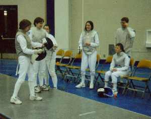 Getting ready to fence