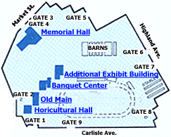 banquet center map