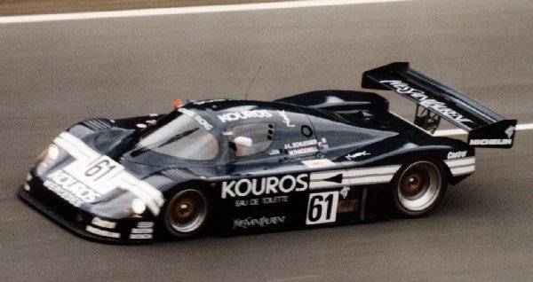 Sauber Mercedes at  Spa 1987 