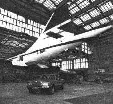 The Concorde is an air traffic breakthrough; the W 126 represents the breakthrough in automobile aerodynamic design.