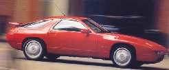 A later model of the Porsche 928, the 928GTS