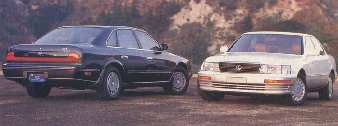Nissan Q45 & Lexus LS400 - US version