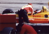 Raul ready for practice at Mid-Ohio, 1997