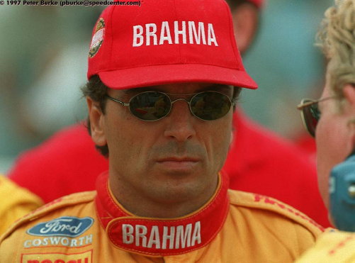 Raul on the pole at Gateway, 1997