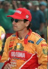Raul has a cool drink after practice, Toronto, 1997