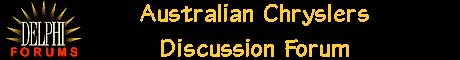 Australian Chryslers Discussion Forum