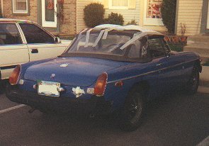 This is what she looked like the day I towed her to her new home.