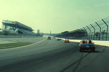 The highlight of the event, a lap around the Indianapolis Motor Speedway!