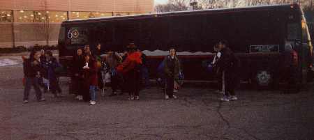 Arriving early in the morning