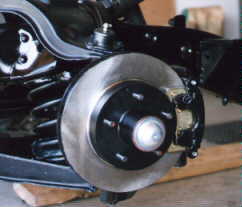 Front disk brakes with 2" lower spindles